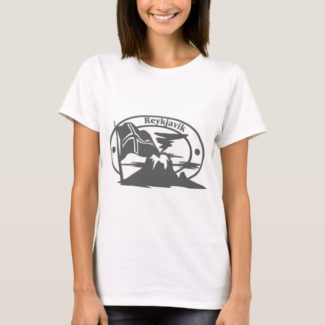 Reykjavik Stamp T-Shirt (Front)