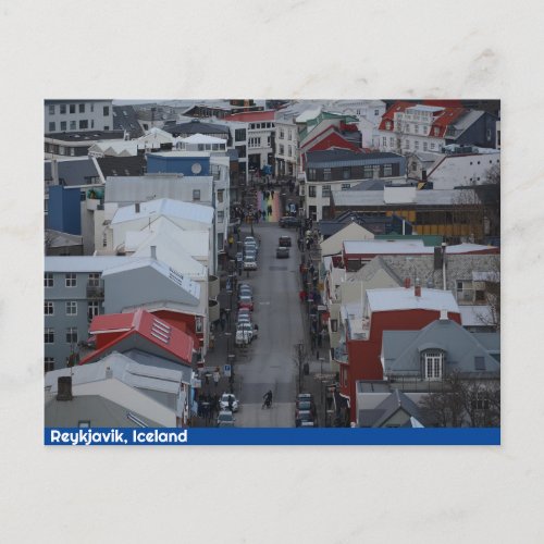 Reykjavik the capital city of Iceland Europe Holiday Postcard