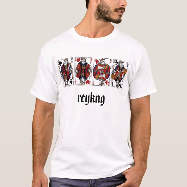 reykng - cards T-Shirt (Front)