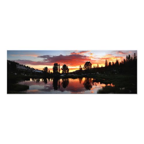 Reymann Lake Sunset _ Yosemite Photo Print