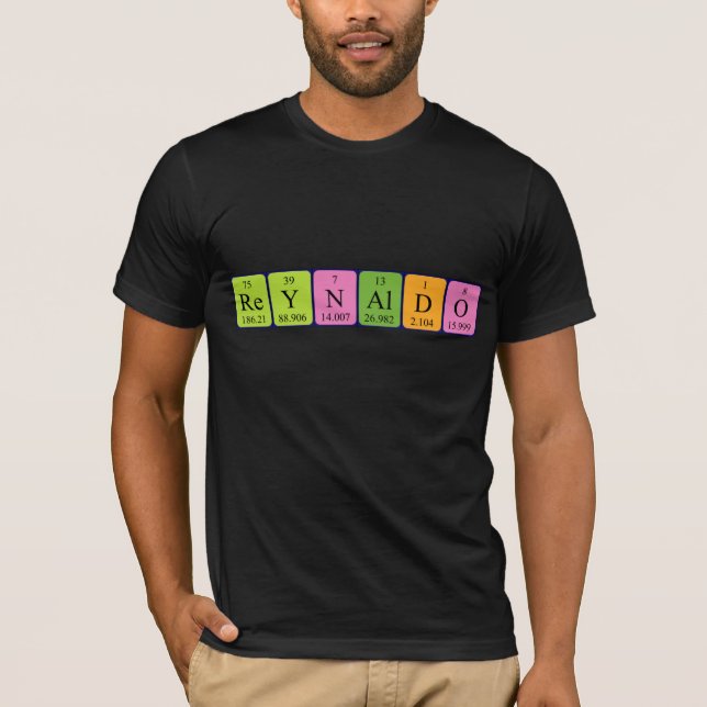 Reynaldo periodic table name shirt (Front)