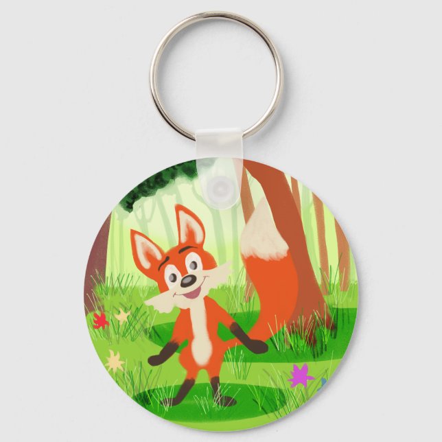Reynard the Fox Keychain (Front)