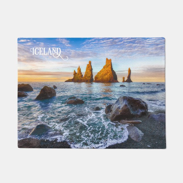 Reynisfjara Beach, Iceland Doormat (Front)