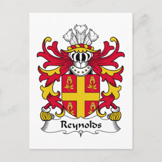 Reynolds Family Crest Postcard