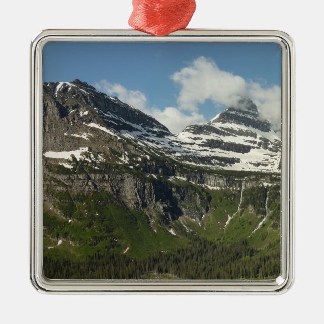 Reynolds Mountain and Reynolds Creek Valley Metal Ornament (Front)