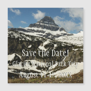 Reynolds Mountain from Logan Pass at Glacier Park