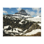 Reynolds Mountain from Logan Pass at Glacier Park Canvas Print