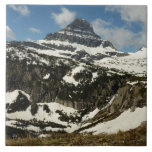 Reynolds Mountain from Logan Pass at Glacier Park Ceramic Tile