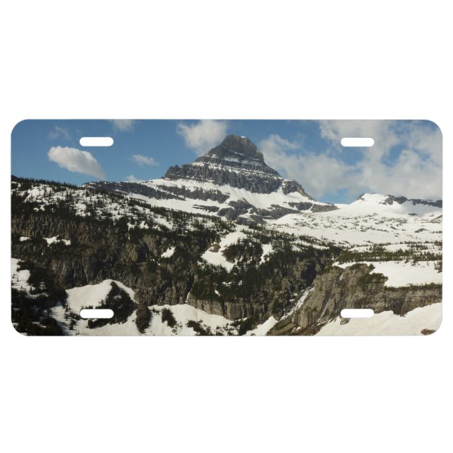 Reynolds Mountain from Logan Pass at Glacier Park License Plate (Front)
