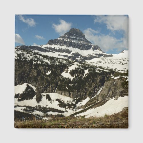 Reynolds Mountain from Logan Pass at Glacier Park Magnet