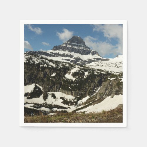 Reynolds Mountain from Logan Pass at Glacier Park Napkins