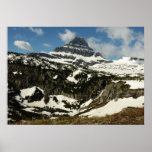 Reynolds Mountain from Logan Pass at Glacier Park Poster