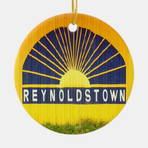 ReynoldstownAtlantaGeorgiaMerry Christmas Yall Ceramic Ornament