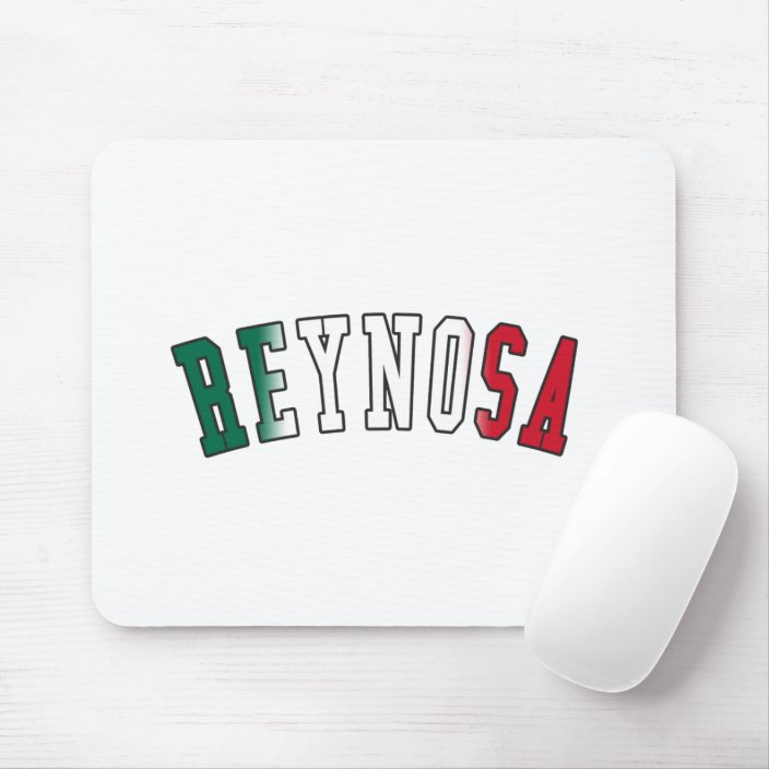 Reynosa in Mexico National Flag Colors Mousepad