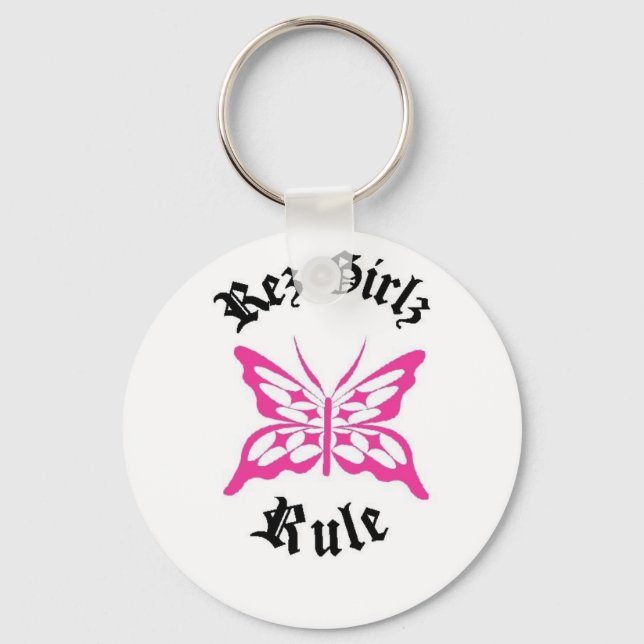 rezgirlzruleblackpink keychain (Front)
