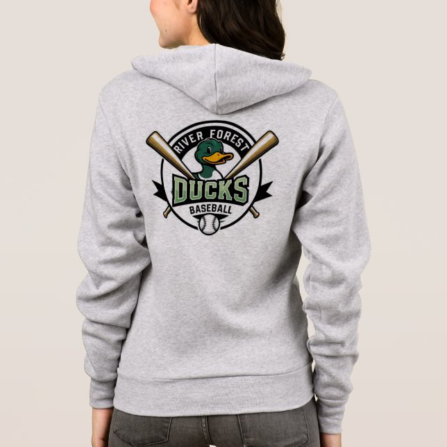 RF Ducks Womens quack pack hoodie (Back)