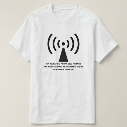 RF radiation warning T_Shirt