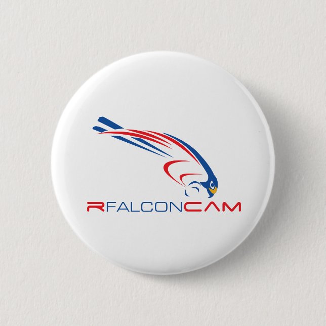 Rfalconcam Round Button (Front)