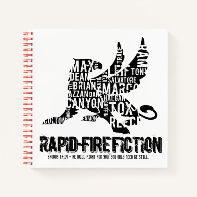 RFF Griffin Sketchbook Anniversary BLK Logo Notebook (Front)