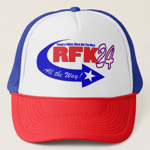 RFK ALL THE WAY 2024  TRUCKER HAT