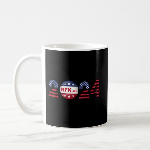 Rfk Jr For President 2024 Stars And Stripes Red Wh Coffee Mug