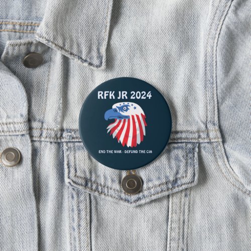 RFK JR Robert F Kennedy for President 2024 Button