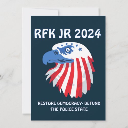 RFK JR Robert F Kennedy for President 2024 Holiday Card