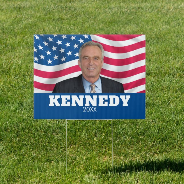 RFK JR - Robert Kennedy Photo 2024 Sign (Insitu)