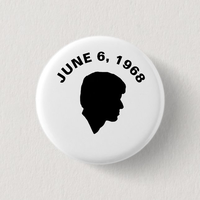 RFK: June 6, 1968 Button (Front)