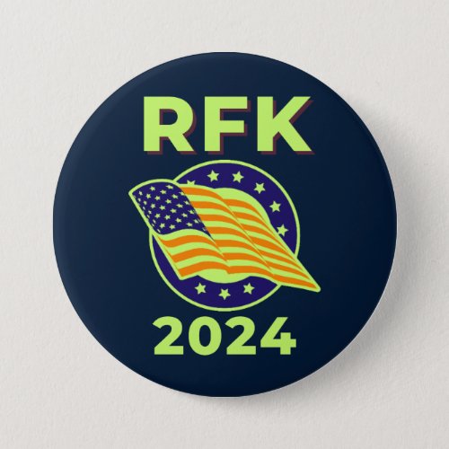 RFK Robert F Kennedy Jr For President 2024 Button