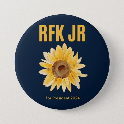 RFK Robert F Kennedy Jr For President 2024 Button