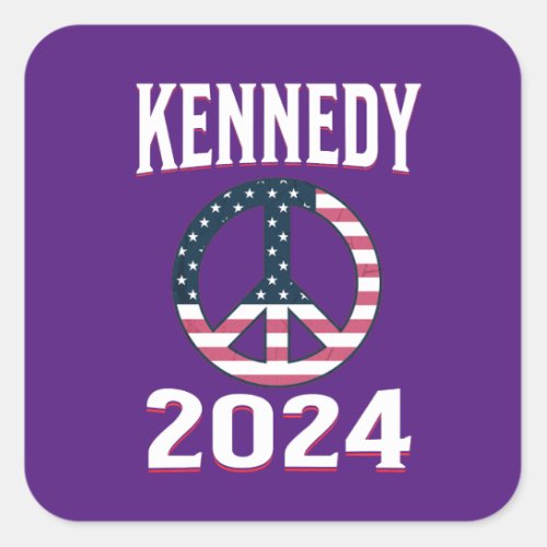 RFK Robert F Kennedy Jr for President 2024 Square Sticker