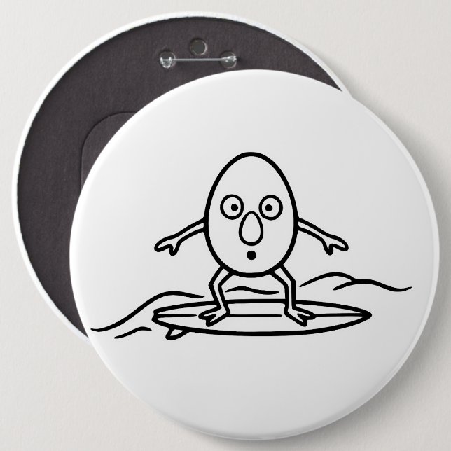 RG RA Egg Art Button (Front & Back)