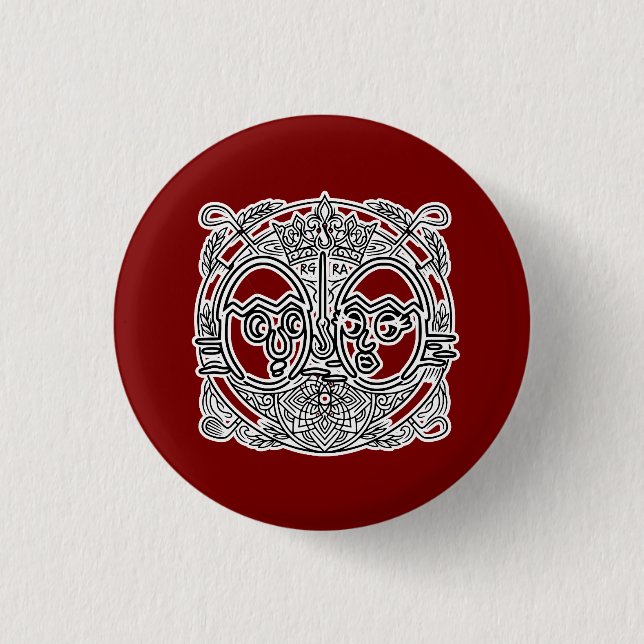 RG RA Egg Art Button (Front)