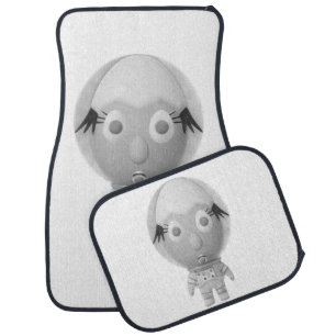 RG RA Egg Art Car Floor Mat