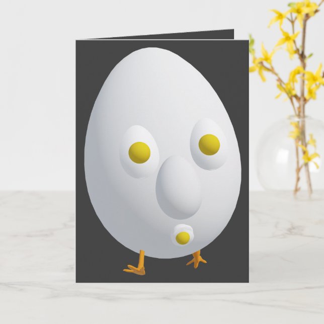 RG RA Egg Art Card (Yellow Flower)