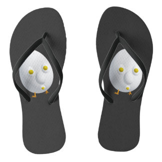 RG RA Egg Art Flip Flops