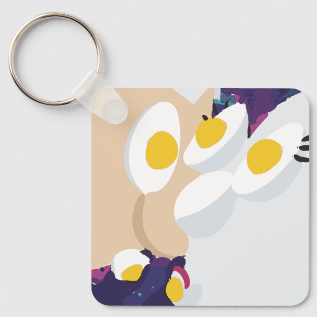 RG RA Egg Art Keychain (Front)