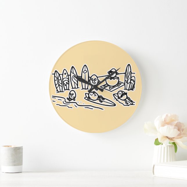 RG RA Egg Art Large Clock (Home)