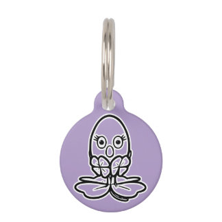 RG RA Egg Art Pet ID Tag