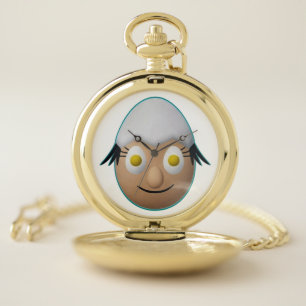 RG RA Egg Art Pocket Watch
