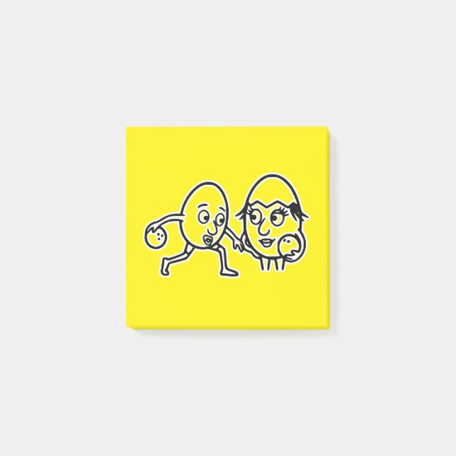 RG RA Egg Art Post-it Notes (Front)