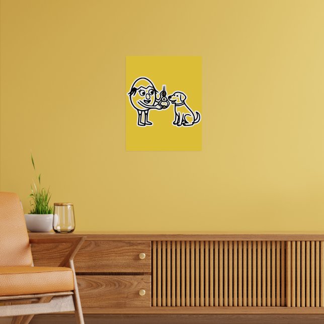 RG RA Egg Art Poster (Living Room 2)