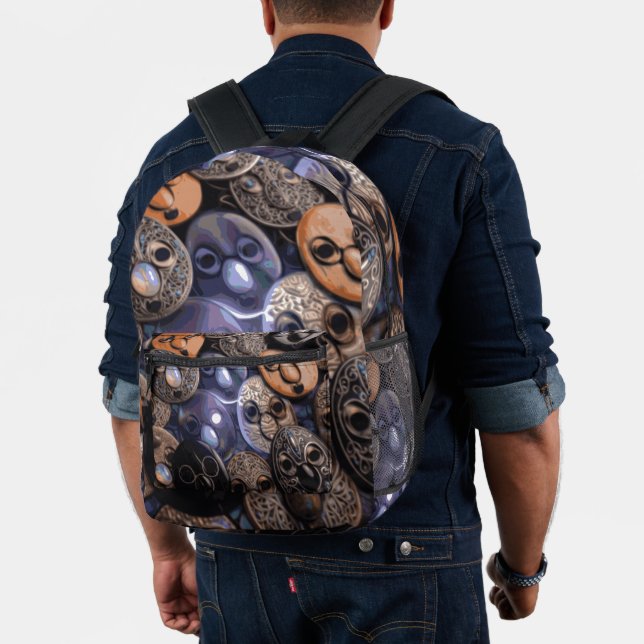 RG RA Egg Art Printed Backpack (Insitu (Model))