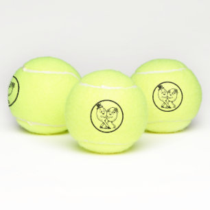 RG RA Egg Art Tennis Balls