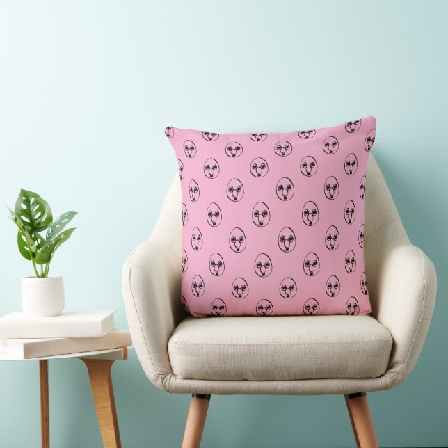 RG RA Egg Art Throw Pillow (Chair)