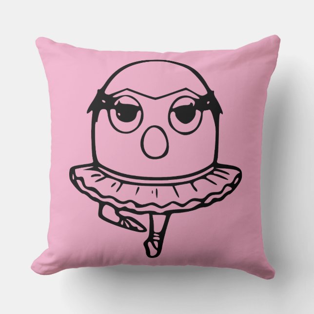 RG RA Egg Art Throw Pillow (Front)