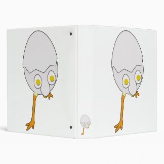 RG & RA Quirky Egg Character Cute Design 3 Ring Binder