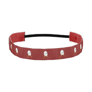 RG & RA Quirky Egg Character Cute Design Athletic Headband