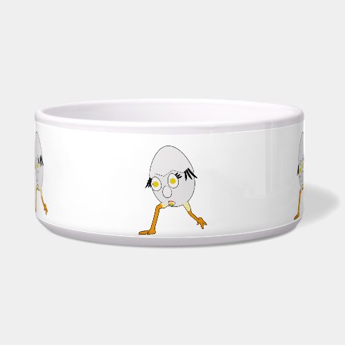RG &amp; RA Quirky Egg Character Cute Design Bowl